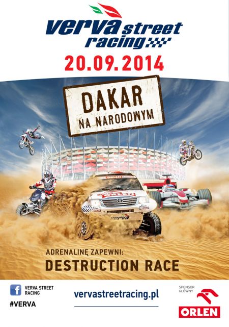 Dakar na Stadionie Narodowym - VERVA Street Racing 2014