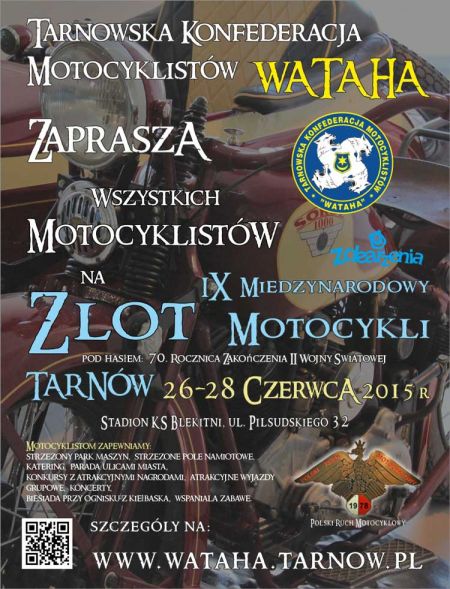 IX Międzynarodowy Zlot Motocykli - Tarnów 2015