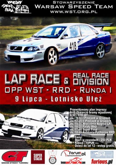 Lap Race & Real Race Division