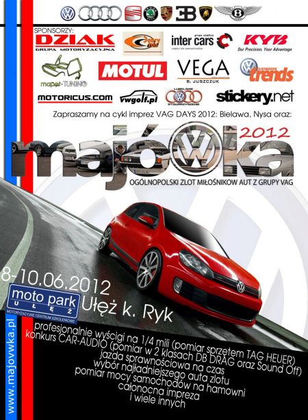MajóVWka 2012 - Ogólnopolski zlot miłośników aut z grupy VAG