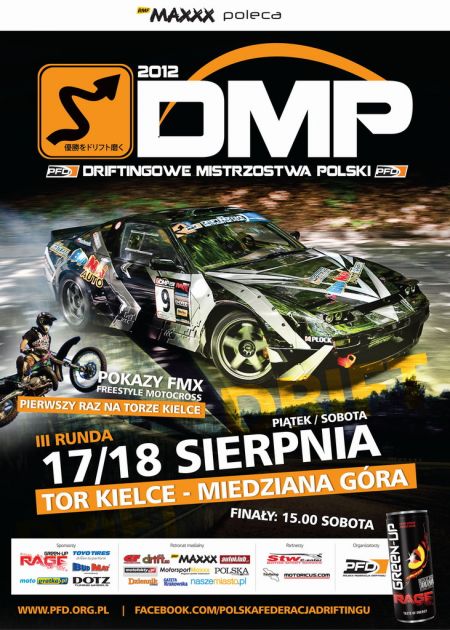 III runda Driftingowych Mistrzostw Polski 2012 - tor Kielce